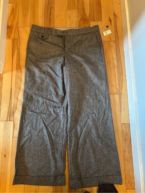 GAP Gray Wide-Leg Dress Pants